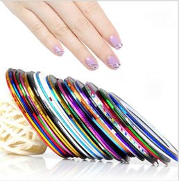 Nail Tape Laser Tape Line Nail Art Sticker Nail Striping Roll Beauty Tips For DIY Nails Art Tips Decoration Sticker Adhesive Paper