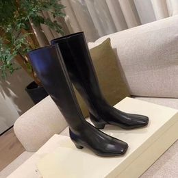 spring autumn Design leather boots Low heels sexy woman shoes Long boots fashion Stylist long boots lady High heels