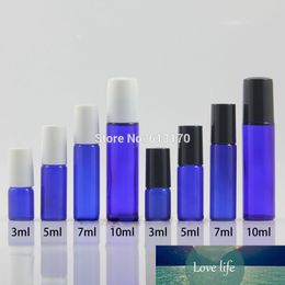 Oil Bottle Glass Roller Sample Vial Metal Black,white Blue 5ml Roll In Empty Essential Did Mini Small 3ml 7ml 10ml