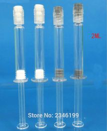 2ML 100pcs/lot PA Empty Cosmetic Eye Cream Water Tube, Skin Care Products Container, Essence Packaging Syringe/Tube