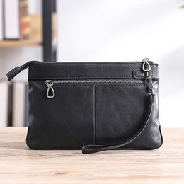 HBP AETOO Herrenhandtaschen, modische Umschlagtaschen aus Leder, lässige Handtaschen aus Rindsleder mit großem Fassungsvermögen