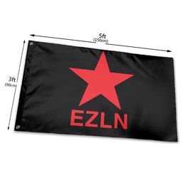 EZLN Flags Banners 3X5FT 100D Polyester Hot Design 150x90cm Fast Shipping Vivid Color With Two Brass Grommets