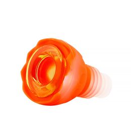 2022 new Waxmaid 14-18mm Male Joint Hookah Glass Silicone Bowl Handle Slide Bowl Piece Smoking Accessories For Bongs Water