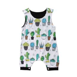 2018-04-27 Lioraitiin New Fashion Newborn Baby Boy Girl Floral Vest Romper Jumpsuit Clothes Outfits Sunsuit Summer G1221