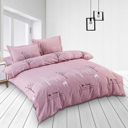 Bed sets Queen Quilt Ruffles Sheet Girl Pillowcase Twin Duvet Cover Home Bedding Set 4pcs T200706