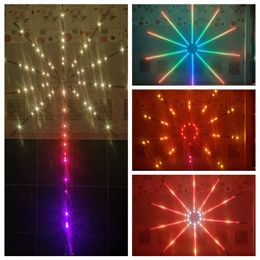 Strings Fireworks LED Strip WS2812b Smart Light RGB Fairy Music Control Meteor Lamp DC5V Marquee Wedding Home Decoration