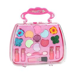 Kids Girls Makeup Set Children Cosmetic Pretend Play Kit Princess Toy Gift Sets Cosmetics Girls Toy Children Makeup Game Gift#40 LJ201009