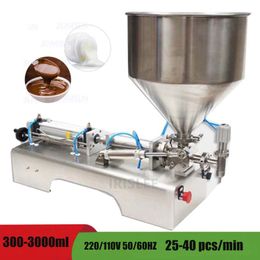 Mixing with Heater Filler Arequipe Viscous Liquid Paste Chocolate Sauce Equipment Bottle Filling MachinePaste Liquid Filling Machine