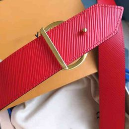 -Outlet usine Top importé du cuir EPI réversible pour les ceintures pour femmes Fashion de la marque de luxe Classic Designer 1: 1 Copier 30 mm Ceinture Boîte originale