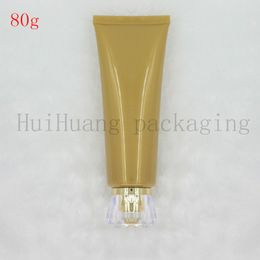 30pcs 80g gold Plastic Soft Tubes Empty Cosmetic Cream Emulsion Lotion Packaging Containers Packing Bottles