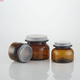 60g 90g 180g 24pcs Empty Plastic Container ,Skin Care Cream Mask Jars , Bath Salt Bottle Wax Pot Cosmetic Can Brown Jarshigh qualtity