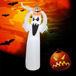 Halloween Inflatable Glow Lifting Pumpkin and Light Inflatable Ghost Holiday DIY Decorations NEW 201028