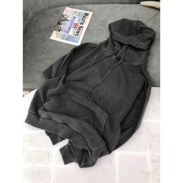2023Womens Hoodie with Lock Pattern In Front 2020 New Hooded Clothes Girls Hiphop Hoodie Streetwear Washed Material 2021 Wholesale High Quality