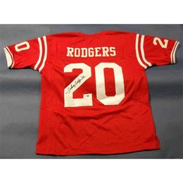 Mitch Custom Football Jersey Men Youth Women Vintage 20 JOHNNY RODGERS 72 AASH Rare High School Size S-6XL or any name and number jerseys