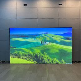 16:9 HDTV Format Home Theatre Thin Bezel Fixed Frame Projection Screen with ambient light rejecting for normal projectors