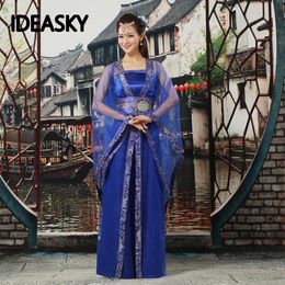 Stage Wear Classical Christmas Traditional Chinese Dance Costumes Fan Women National For Girls Ancient Dress Hanfu Woman Kids Dresses