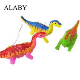 Dinosaur Toy Walking With Sound Animals Model Projection Dinosaur Battery Operated Toy for Kids Baby Fine Electronic Pets LJ201105