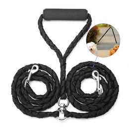 Dog Leash 2 Dogs,Focuspet Double Leash 4.6 ft 2 Way No Tangle Coupler Double Pet Puppy Lead For Large Medium Small Dogs LJ201109