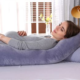 Pregnancy Women Body Cotton Pillow Pregnant Pillow U Shape Maternity Sleeping Support Pillow for Side Sleeper Pregnant Women C1002277f