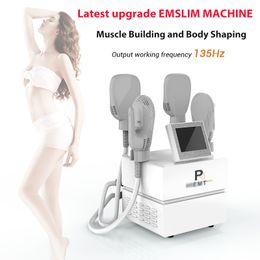4 handle High intensity EMT EMS Body Slimming Shaping Muscle Build And Fat Burn Buttocks Lifting Beauty Equipment
