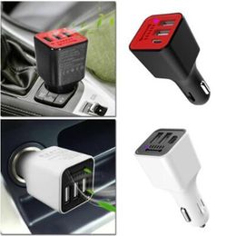 Adapter Oxygen Generator Cleaner Lighter Socket 3 USB Port Car Charger Vehicle Multifunctional Portable Auto Fresh Air Purifier