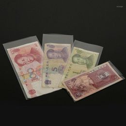 Storage Bags 100pcs 4 Size Currency Sleeves Holders For Banknotes Paper Money Stamp Bag