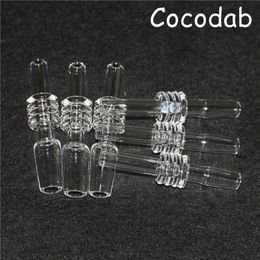 Quartz Tips 10mm 14mm 18mm for nectar smoking glass pipes quartz tip dab straw tube