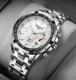 WLISTH Luxury white Quartz watch with high appearance level waterproof sports personality