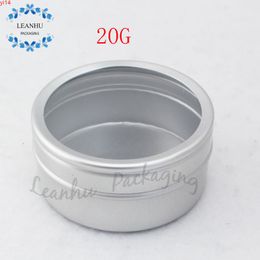 Empty Cream Aluminium Containers With Window Lid,Lipstick Jars,Aluminum Cosmetic Lip Balm Container,20G X 100PChigh qualtity