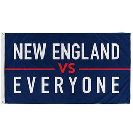For The Fans Co. England VS Everyone Flags Banners 150x90cm 100D Polyester High Quality Vivid Colour With Two Brass Grommets