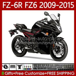 Body Kit For YAMAHA FZ6N FZ6 FZ 6R 6N 6 R N 600 09-15 Bodywork 103No.57 FZ-6R FZ600 FZ6R 09 10 11 12 13 14 15 FZ-6N 2009 2010 2011 2012 2013 2014 2015 OEM Fairing Glossy black