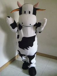 2022 Halloween milk cow Mascot Costume Top Quality Customize Cartoon Anime theme character Adult Size Christmas Birthday Party Outdoor Outfit Suit