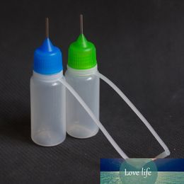 200pcs Empty 15ml Soft Plastic Bottle With Metal Needle Cap E Liquid Bottle Eye Dropper Vial