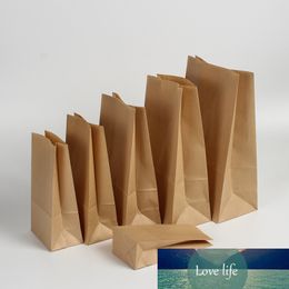 50pcs Kraft Paper Gift Bags baking Bread Bag For Party Wedding Favors Handmade Bread Cookies Candy Bags Wrapping Supplies
