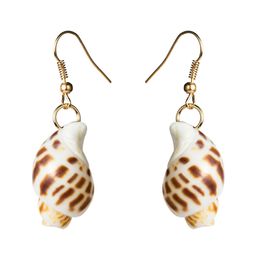 Ear accessories alloy starfish shell earrings ear nail set summer seaside holiday beach wind earrings