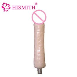 NXY Dildos HISMITH Automatic Sex Machine Attachment Large Flesh Silicone 26cm Length 5cm Width Adult Toys for Women 0121