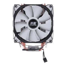 snowman cooler UK - Fans & Coolings SNOWMAN MT-4 CPU Cooler Master 5 Direct Contact Heatpipes Freeze Tower Cooling System Fan With PWM