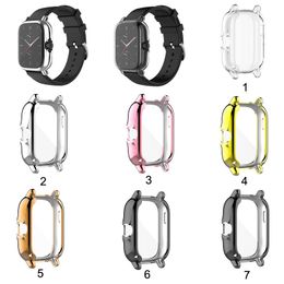 huami amazfit smartwatch UK - Full Coverage Protective Cover For Amazfit- GTS 2 Plating TPU Case For Huami-Amazfit GTS 2E Smartwatch Protector