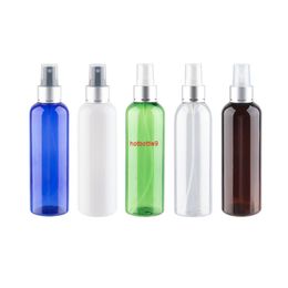 Plastic Mist Sprayer Pump Bottle With Silver Aluminum Collar Spray Perfume 200cc 200ml Palstic Containers PET Bottlepls order