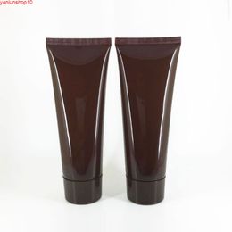 50 x 100ml Cosmetic Packaging Brown Hose 100g Coffee Soft Tube Lotion Cream Plastic Bottles Skin Care squeeze Containerhigh quatiy