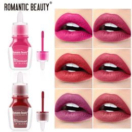 Romantic Beauty Non-stick Cup Liquid Lip Gloss Waterproof And Sweat-proof Matte Lipstick Long-lasting Red Sexy Lip Makeup