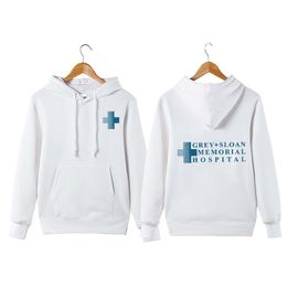 Grey Sloan Memorial Hospital Hoodie Meredith Grey Derek Shepherd Grey's Hoodie Grey's Anatomy Pullover Hoodie Sweatershirt 201201