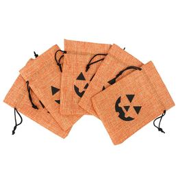 Jewellry Packing Pouches Chirstmas Party Decor Bags Candy Sachet 10pcs/lot Halloween Gift Bag Jute Burlap Can Customi jllTWl