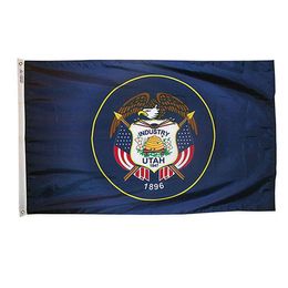 Utah Flag State of USA Banner 3x5 FT 90x150cm State Flag Festival Party Gift 100D Polyester Indoor Outdoor Printed Hot selling