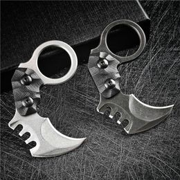 New Mini Small EDC Pocket Fixed Blade Claw Knife AUS-8A Blade 59HRC Full Tang G10 Handle Karambit