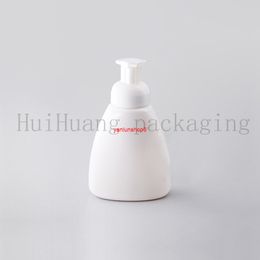 Foaming Soap Pump Bottles 20pcs/lot 300ml white Foam Empty Refillable Bottle for Shampoo Wholesale Plastic Travelgood package