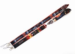 2021 New 600pcs Popular Japanese Anime Attack On Titan Slayer Lanyards Cool Neck Strap Phone Keys ID Card Holder Lanyard For Keys DIY