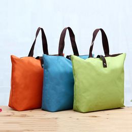 Folding Shopping Bag Portable Large Capacity Picnic bags Oxford Cloth Storage Repeatable Waterproof box LXL1222