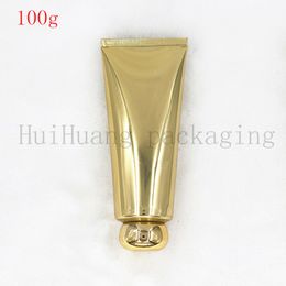 100g Gold screw lid gold Soft Tubes Empty Cosmetic Cream Emulsion Lotion Packaging Containers Shampoo Shower Gel Packing Tube