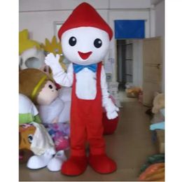Halloween red hat snowman Mascot Costumes Christmas Fancy Party Dress Cartoon Character Outfit Suit Adults Size Carnival Easter Advertising Theme Clothing